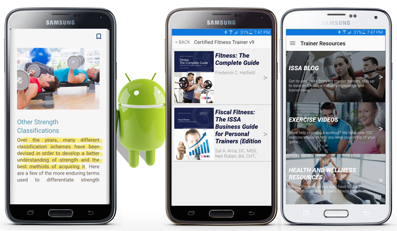 ISSA Personal Trainer Android App