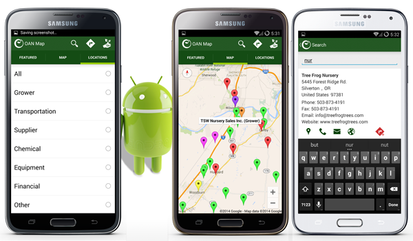 Oregon Association of Nurseries Android App