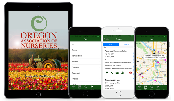 Oregon Association of Nurseries iPhone App